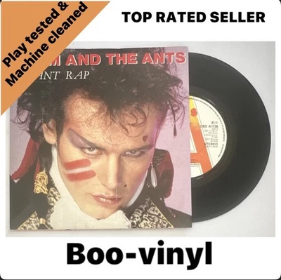 Adam and The Ants ~ Promo ~ Antrap   7''  Vinyl Record EX / EX - Image 1 of 4