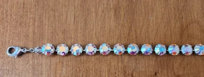 Pulsera de cristal transparente SABIKA Aurora Boreal AB de diseñador Foto 1 de 4