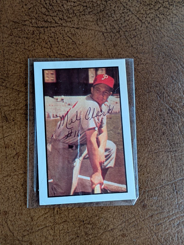 1983 Reprint #67 Mel Clark Signed Autograph - Image 1 of 2