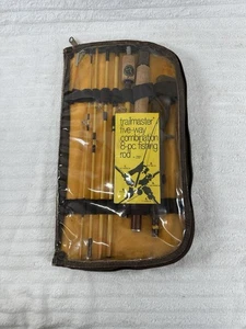 EAGLE CLAW TrailMaster 8pc 5 Way Travel Pack Rod Case Wright McGill Fly Spinning - Picture 1 of 8