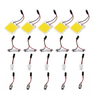 New 48 COB LED 4W DC 12V White Light Car Interior Panel Lights Lamp Bulb - Picture 1 of 18