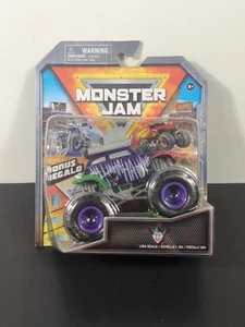 The Joker Wheels Monster Truck Jam Mania 1:64 2022 Release with Barrel DC Comics - Picture 1 of 13