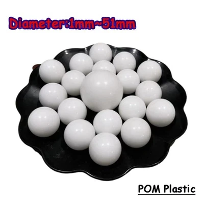 Metric Plastic Ball POM Nylon Plastic Solid Plastic Bearing Balls 1mm ~ 51mm - Image 1 of 4