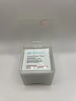 M-61 Power Glow Peel 1 Minute 1 Step Exfoliating Facial Peel 30 Treatments NIB - Image 1 of 2