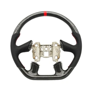 REVESOL Real Carbon Fiber Steering Wheel for 2005 Chevy Corvette C6 - 4 Spoke - Picture 1 of 4