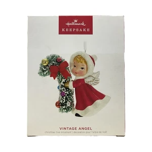 2023 Hallmark Vintage Angel Premium Porcelain Christmas Ornament - Imagen 1 de 7