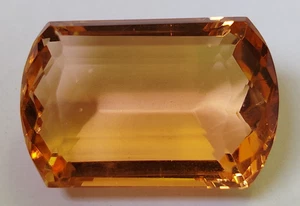 AAA+ Großer Imperial Topas 85,50 Ct. Ausgefallenes geschliffenes Edelstein Geschenk zum Geburtstag/Sie - Bild 1 von 7