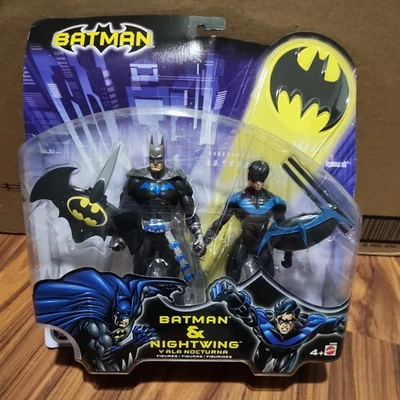 PACK DE 2 FIGURAS 6” BATMAN Y NIGHTWING -2003 MATTEL-SELLADAS Foto 1 de 2