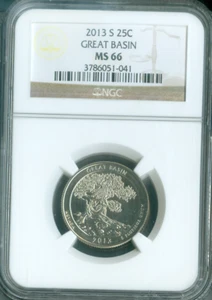2014 S Great Basin Quarter NGC MS66 . - Picture 1 of 2