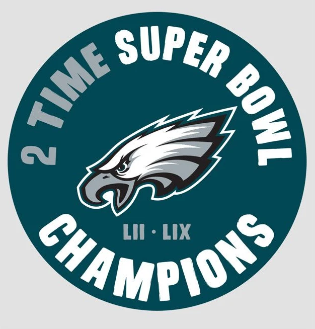 Philadelphia Eagles 8x8 Inch Die Cut Decal - Official NFL Licensed Window Sticker