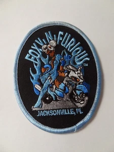 Motor Cycle Racing Rally Patch FOX N FURIOUS Jacksonville Florida.Good Condition - Picture 1 of 5