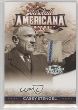 2008 Donruss Threads Baseball Americana Position Materials Casey Stengel HOF