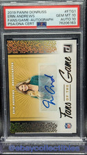 Erin Andrews 2019 Panini Donruss Fans Of The Game AUTO PSA GEM 10 AUTO 10 POP 1!