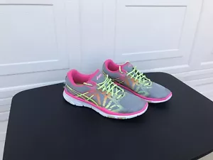 Para mujer 10 ASICS GEL HARMONY TR 2 Rosa Caliente/Neón/Gris S453Y FUNCIONANDO 42 EUR - Imagen 1 de 8