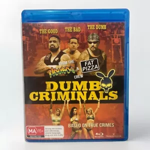 Dumb Criminals The Movie Blu-ray (2015) Fat Pizza Region B - Foto 1 di 2