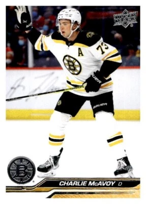 2023-24 Upper Deck Series 1 Charlie McAvoy #14 - Image 1 of 2