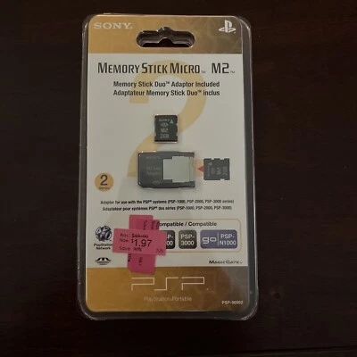 Sony 2GB MS Micro Media M2 2GB Memory Brand New Y - Image 1 of 2