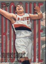 1995-96 Ultra Trail Blazers Basketball Card #287 Arvydas Sabonis Rookie - 