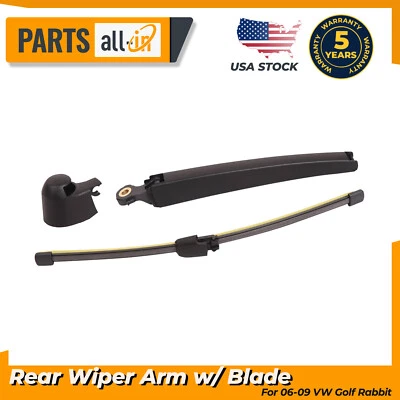 Brazo limpiaparabrisas trasero con hoja para Volkswagen Rabbit 2006-2009 Tiguan Limited 2017 2018 Foto 1 de 4