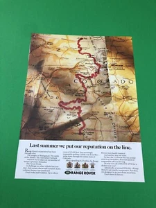 1989 1990 1991 1992 1993 1994 RANGE ROVER ORIGINAL PRINT AD ADVERTISEMENT B40 - Picture 1 of 1