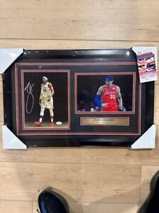 Tobias Harris signed autographed Philadelphia 76ers 8x10 photo collage frame JSA