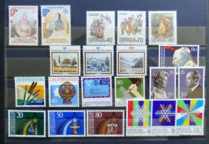 Lichtenstein Year 1983 Michel Number 816-836 Mint Single Stamps / Sets Available - Picture 1 of 8
