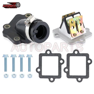 Válvula de caña colector de admisión apta para ciclomotor Yamaha Jog 50cc 2 tiempos scooter Zuma - Imagen 1 de 16