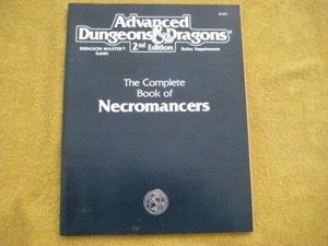 Complete Book of Necromancers Advanced Dungeons & Dragons 2155 2nd Ed 1995 PB - Foto 1 di 4