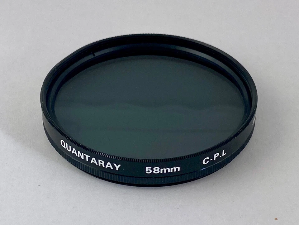 Quantaray 58mm Circular Polarizer C-PL Canon Nikon Sony - Image 1 of 1