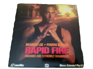 RAPID FIRE LASERDISC Movie Brandon Lee - Imagen 1 de 2