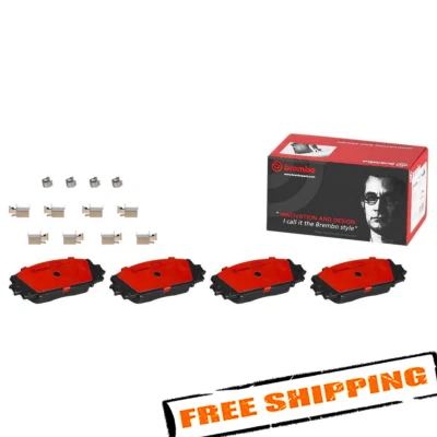 Комплект керамических передних дисковых тормозных колодок Brembo P83141N для Toyota Prius C 2012-2019 годов выпуска - Изображение 1 из 4