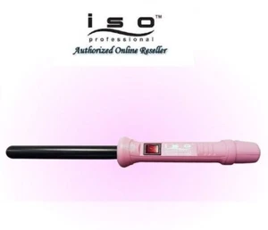 Varita de rizador ISO Beauty rosa torcido - ELIGE EL TAMAÑO - Imagen 1 de 14