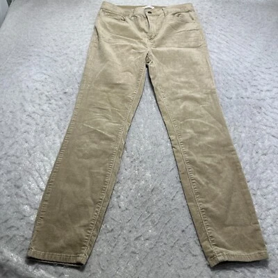 LOFT 灯芯绒休闲裤高腰紧身腿女式 8-29 x 27 码 — 第 1/4 张图片