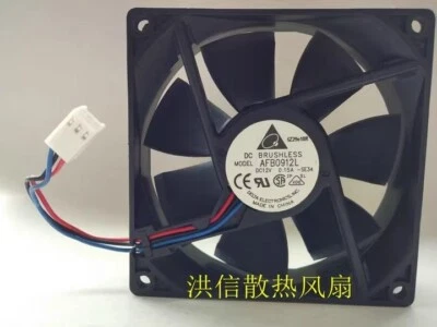 Delta AFB0912L DC12V 0.15A 9CM 3-Pin Axial Cooling Fan - Image 1 of 2