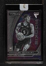 2020-21 Panini Flux Titan Rookies Immanuel Quickley #14 Rookie RC