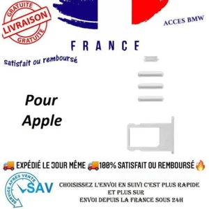 KIT BOUTON BLANC POUR APPLE IPHONE XR (A1984, A2105, A2106, A2107, A2108 ) - Photo 1 sur 1