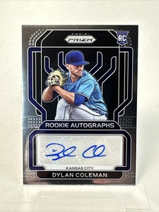 2022 Prizm Baseball Rookie Auto #RA-DC Dylan Coleman  - Kansas City Royals