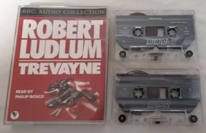 AUDIO BOOK - Robert Ludlum Trevayne Read By Philp Bosco X2 Tapes Audio Cass - Picture 1 of 2