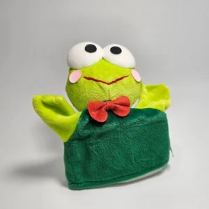 Vintage Sanrio Keroppi Puppet Plush Doll Toy Frog Hello Kitty Japan - Picture 1 of 10