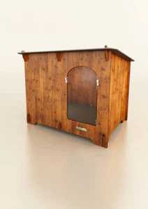 CUCCIA CANE PER ESTERNO COLONIAL XL IN LAMINATO HPL ANTIMORSO Marca Cucciolotta - Foto 1 di 1