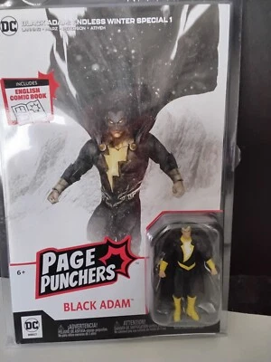 Figura DC Comics Page Punchers Black Adam Endless Winter escala 3" con cómic ¡NUEVA! Foto 1 de 4