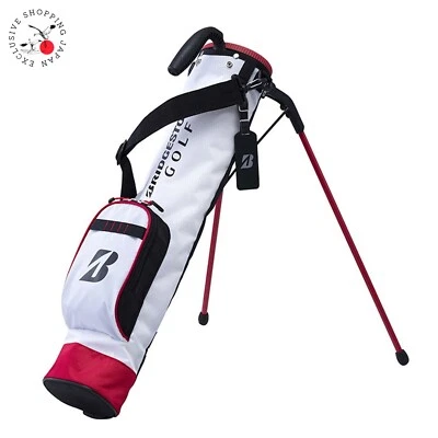 BRIDGESTONE Golf B-Jr Junior Kids Carry Sunday Stand Pencil Bag CB24J3 White New - Image 1 of 4