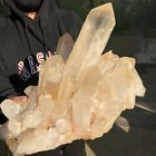 11.4Lb  Clear White Quartz Crystal Cluster Mineral Specimen From Madagat, Healin