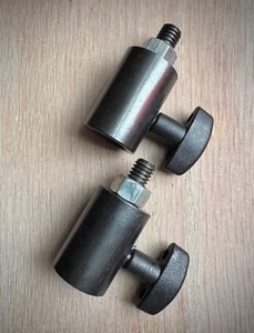 Manfrotto Bogen Rapid Adapters, 5/8" Socket 3/8" Thread, converts 5/8" Stud - Picture 1 of 4