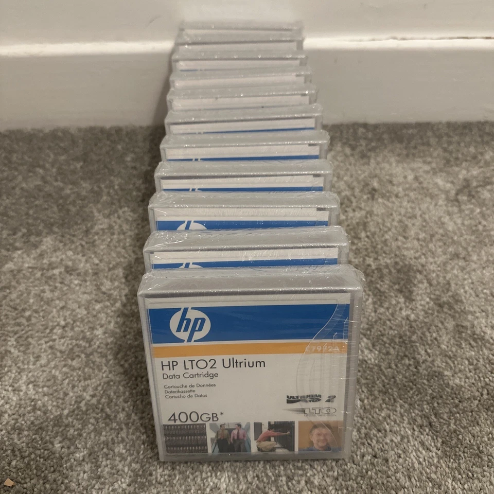 11 x 400GB HP LTO 2 Ultrium Data Cartridge C7972A - Image 1 of 1