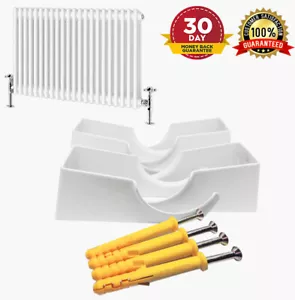 Soportes de radiador de columna tradicionales de doble brazo con tornillos libres - Imagen 1 de 14