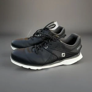 FOOTJOY PRO SL CARBON GOLF SHOES MENS 11.5 M BLACK SPIKELESS ORTHOLITE 53108 - Picture 1 of 10