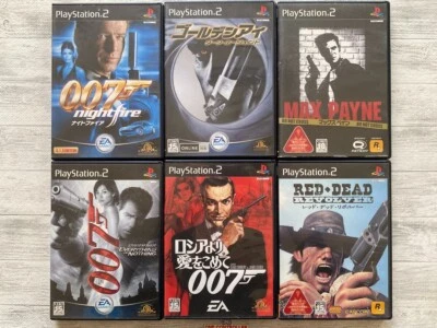 SONY PS2 007 series & Max Payne & Red Dead Revolver set from Japan - Image 1 of 4