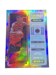 2022-23 Panini Contenders PASCAL SIAKAM #22 Holo Silver Play-In Ticket-Raptors