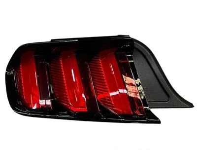 For 2015-2017 Ford Mustang Left Driver Side Rear Tail Light  Brake Lamp Black Foto 1 de 4